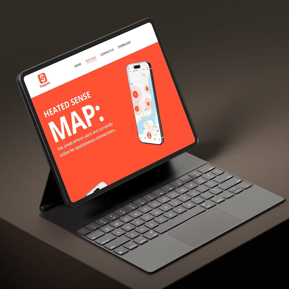 Webdesign voor Sappnin, afbeelding 2