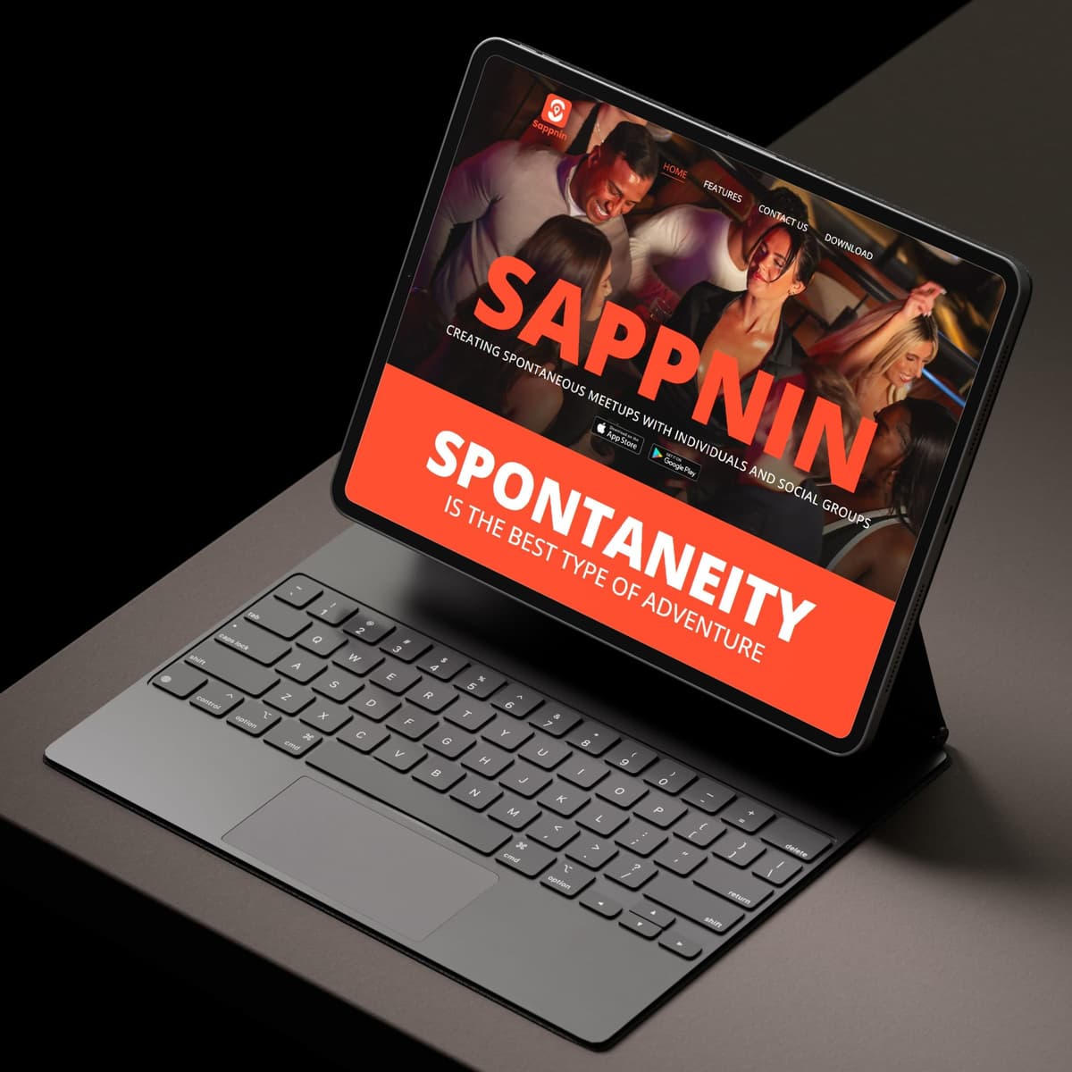 Webdesign voor Sappnin, afbeelding 5